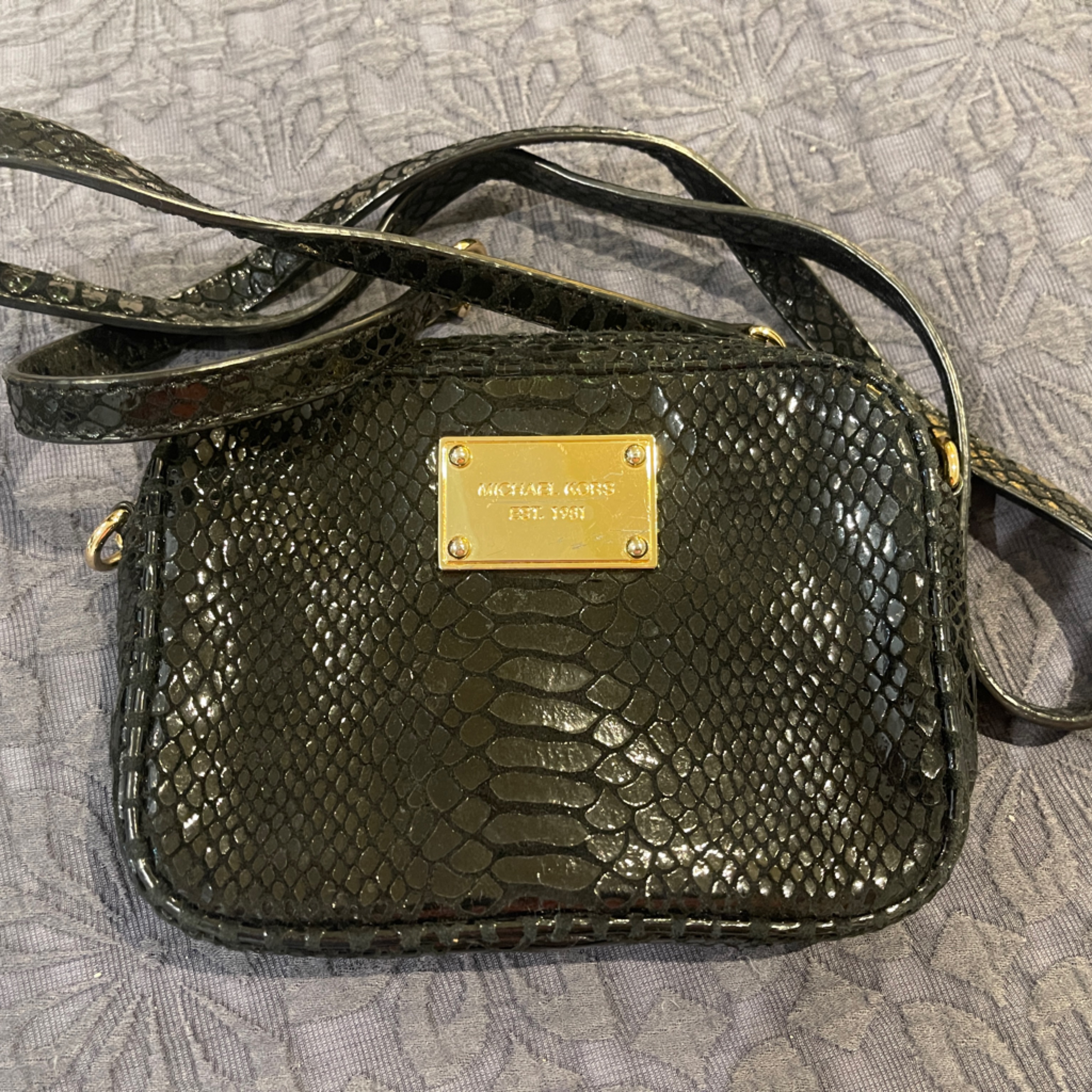 Michael Kors Python Crossbody Bag